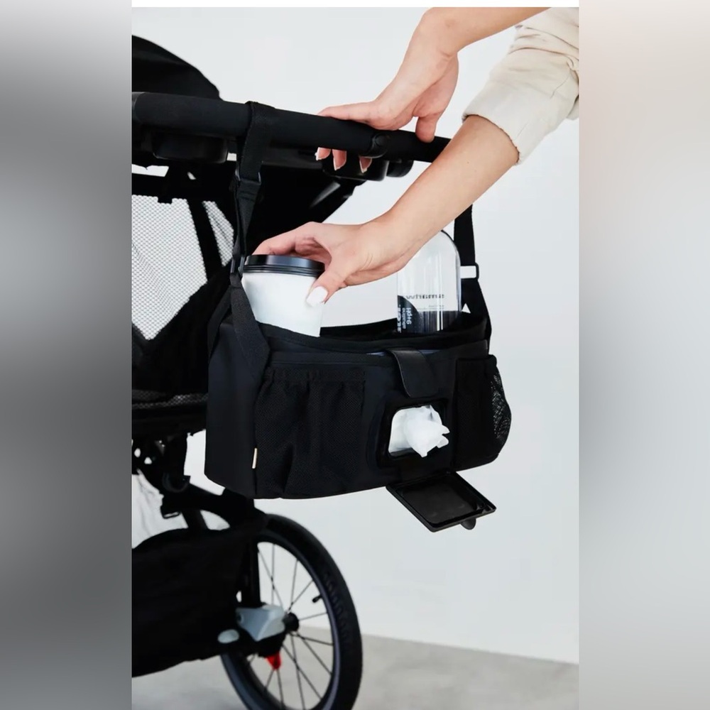 NWT BEIS Stroller Organizer Bag Black